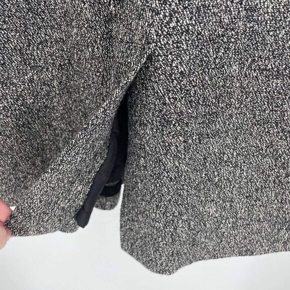 Cynthia Steffe Women's Wool Blend Lined Pleated Midi Dress Gray Black Size 6 - Picture 5 of 10